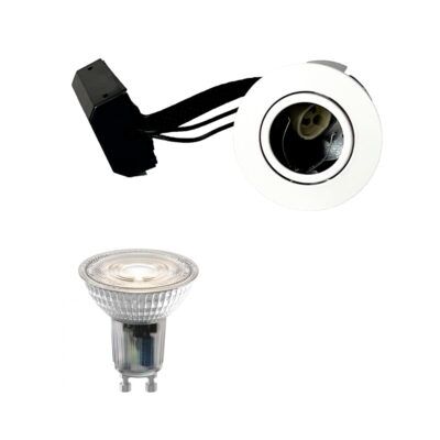PearEnergy SPOT10 Hvid GU10 inkl. SHARP ECO 5W